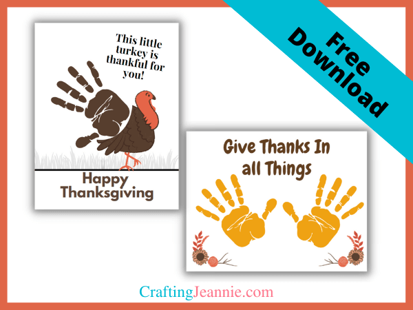 toddler-thanksgiving-craft-free-handprint-printable-crafting-jeannie for Free Printable Turkey Handprint Template Toddler Thanksgiving Craft (Free Handprint Printable) - Crafting Jeannie for Free Printable Turkey Handprint Template
